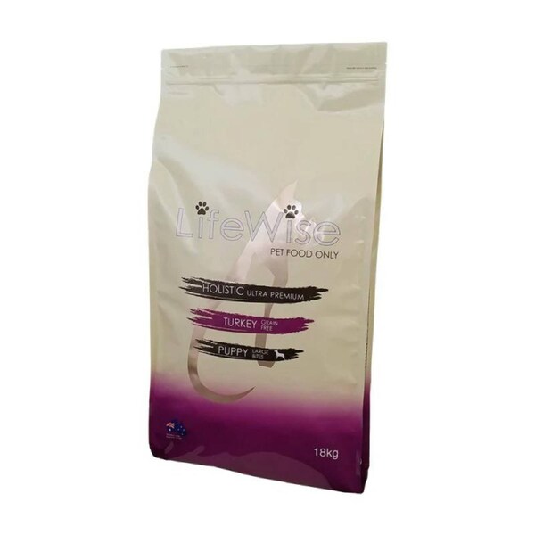 Lifewise Puppy Gf Turkey Lamb Vegetable Lg Bites 18kg