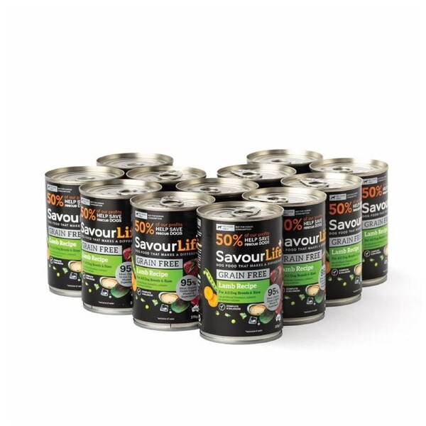 Savourlife Grain Free Adult Lamb 375g 12pk