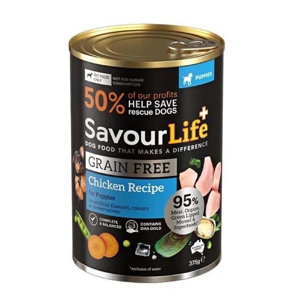 Savourlife Grain Free Adult Chicken 375g 12pk