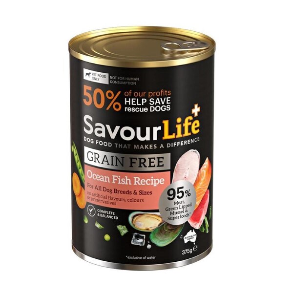 Savourlife Grain Free Adult Ocean Fish 375g 12pk