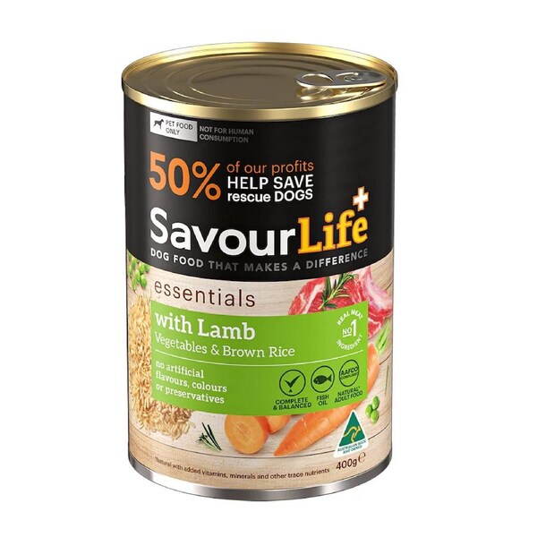 Savourlife Essentials Lamb Vegetable & Rice 400g 12pk