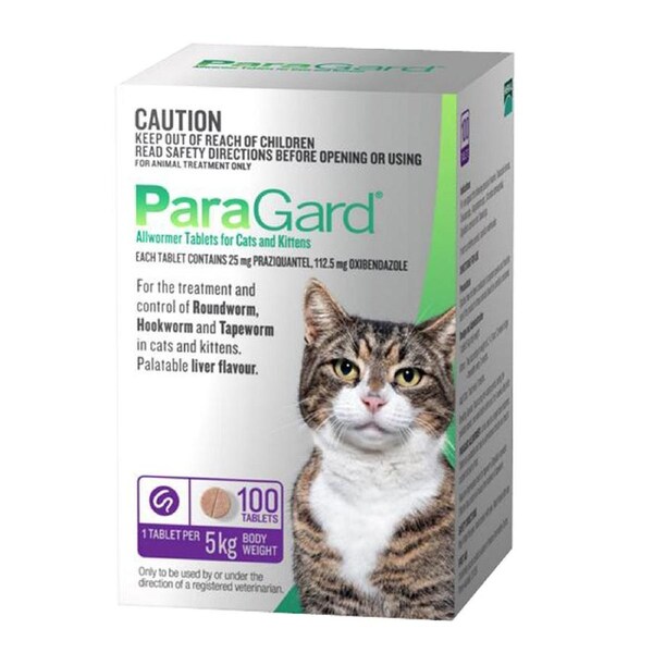 Paragard Allwormer Cat 0-5kg 100pk