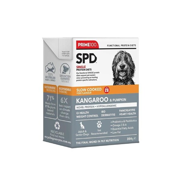 Prime Spd Slow Cooked Kangaroo & Pumpkin 354g 12pk