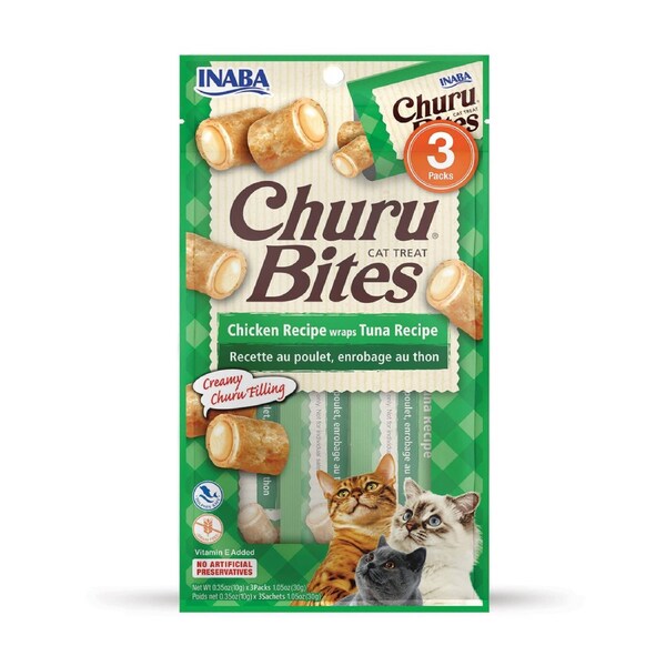 Inaba Dog Churu Bites Joint Support Chicken With Tuna 30g
