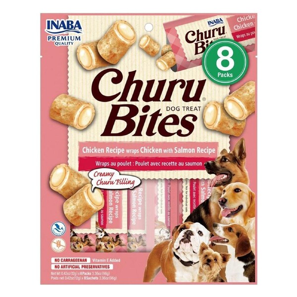 Inaba Dog Churu Bites Joint Support Chicken With Salmon 30