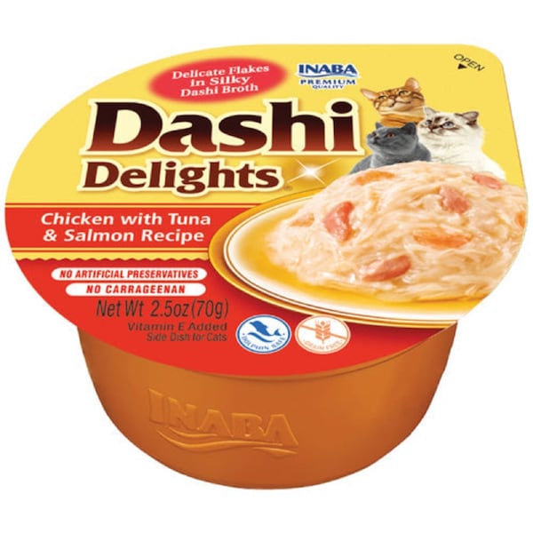 Inaba Cat Dashi Delights Tuna With Salmon 56g