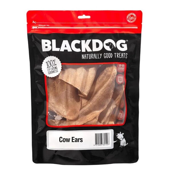 Black Dog 50 Pack Cow Ears Treats