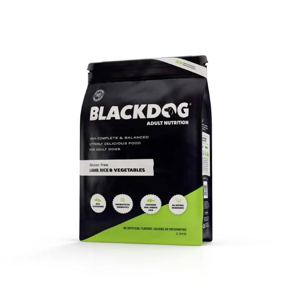 Black Dog Adult Lamb Rice & Vegetables 2.5kg