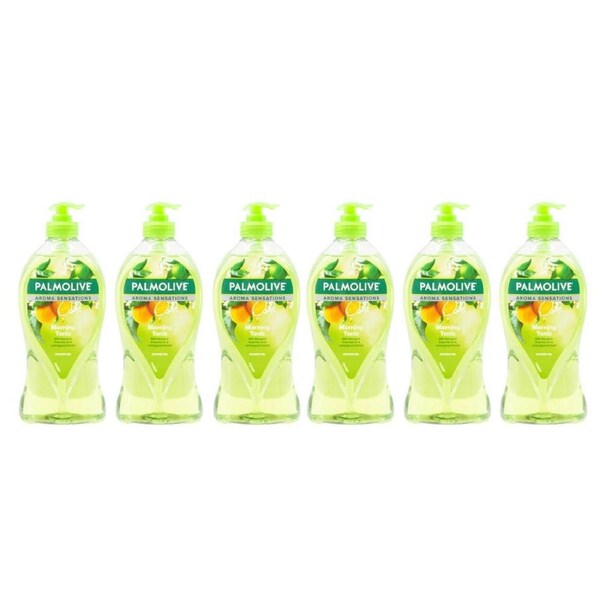 6PK Palmolive Aroma Sensations 750ml Shower Gel Morning Tonic Bath Care