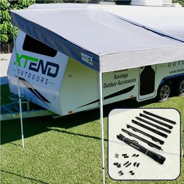 Xtend Medium BBQ Porch with Black Anti-Flap Kit (AFK) Pro+ Bundle