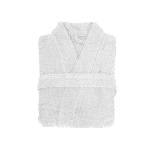Bambury Angove Cotton White Bathroom Robe/Dressing Gown Home Living Medium