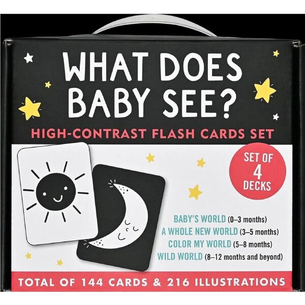 Peter Pauper Press Flash Cards - What Does Baby See, 340061