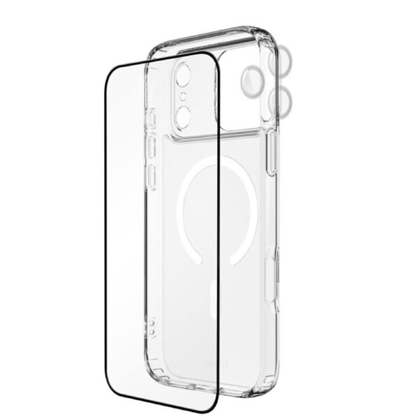 3pc EFM Case, Screen Protector & Camera Lens Bundle For iPhone 17 Pro Max 6.9in