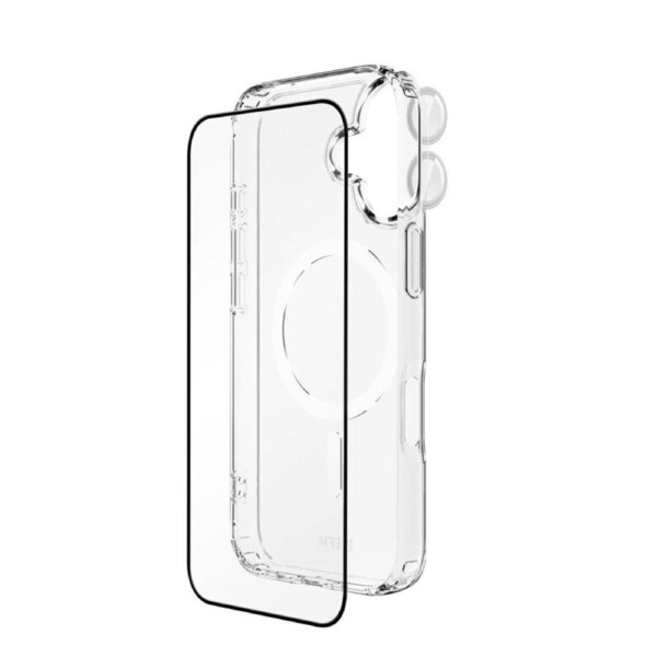 3pc EFM Case, Screen Protector and Camera Lens Bundle for iPhone 17 6.3in Clear