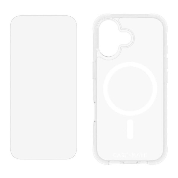 2pc Case-Mate Case & Screen Protection Set w/MagSafe for iPhone 17 6.3in Clear