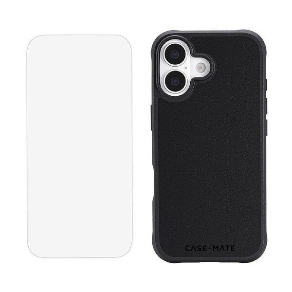 2pc Case-Mate Case & Screen Protection Set w/MagSafe for iPhone 17 6.3in Black