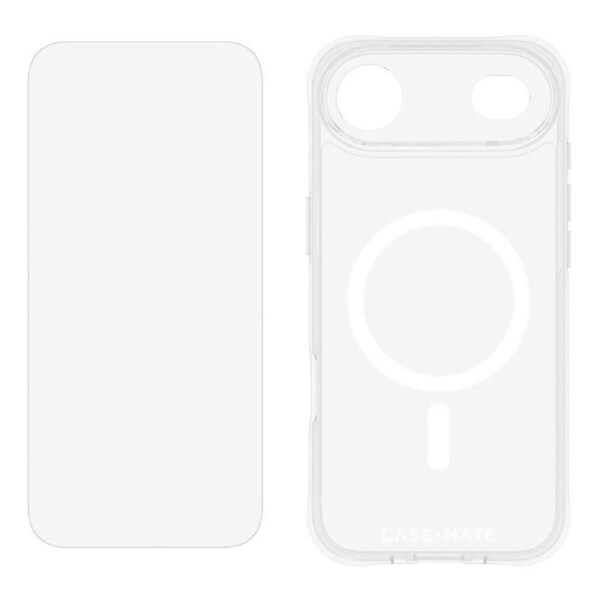 2pc Case-Mate Case & Screen Protection Set w/MagSafe For iPhone 17 Air 6.5in CLR