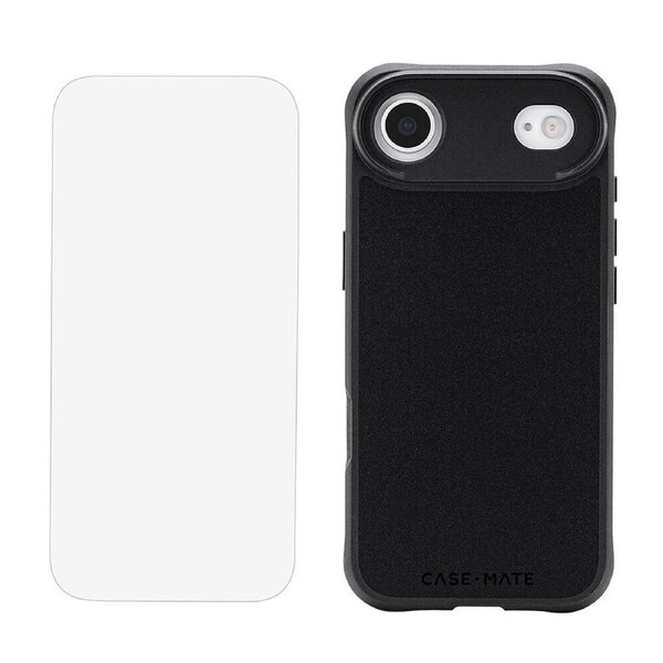 2pc Case-Mate Case & Screen Protection Set w/MagSafe For iPhone 17 Air 6.5in BK