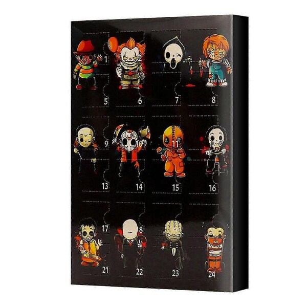 Halloween Advent Calendar Horror Figures Advent Calendar Blind Box 24 Ghost Doll Toys Halloween
