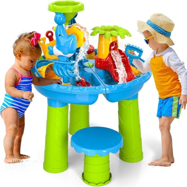 Nevenka Kids Sand Water Table Toys Summer Activity Toys for Toddlers-08