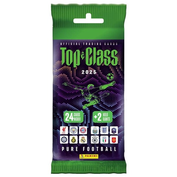PANINI Top Class 2025 Soccer Trading Cards Fat Pack