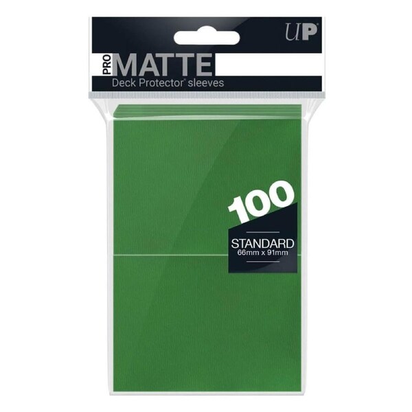Ultra Pro 100 Pro-Matte Deck Protector Sleeves (Green)
