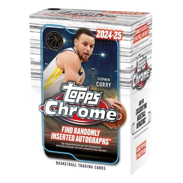 Topps 2024/2025 Chrome Basketball Blaster Box