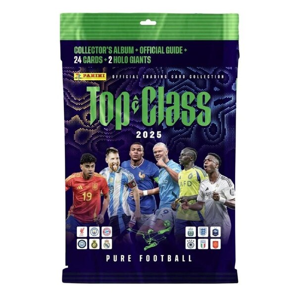 PANINI Top Class 2025 Soccer Trading Cards Starter Pack