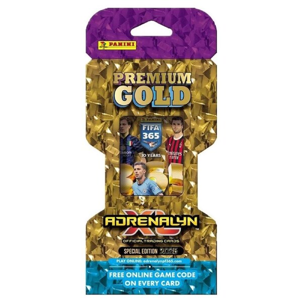 Panini FIFA 365 Adrenalyn XL 2025 Soccer Cards Premium Gold Packet