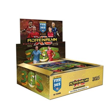 soccer cards booster box Panini FIFA 365 Adrenalyn XL 2025 4 cards per packet Soccer Trading Card Boxes |