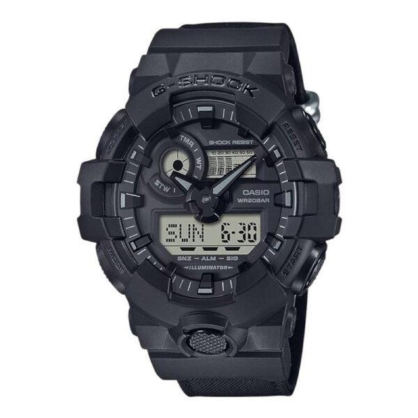 Casio G-Shock GA-700BCE-1A Mens Analog-Digital 200m Watch Nylon Band Quartz