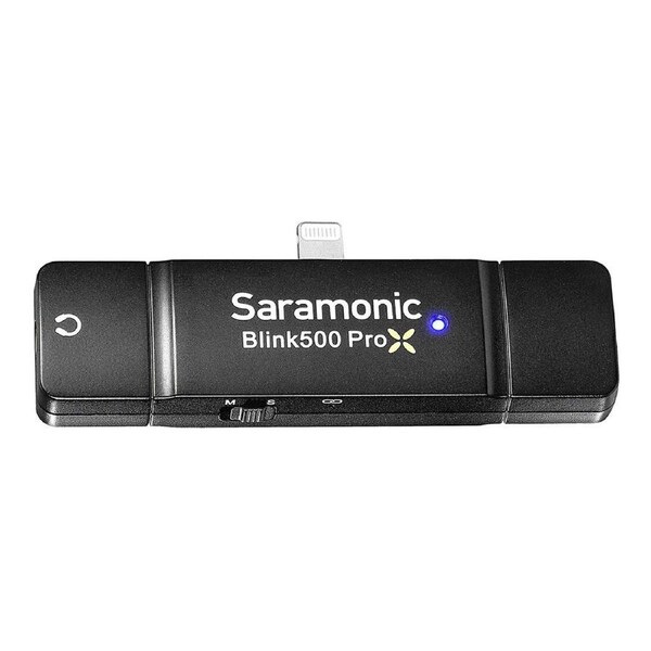 Saramonic Blink 500 ProX B3 Dual-channel Wireless Lavalier Microphone System with Lightning Connector (TX + RXDi) Black