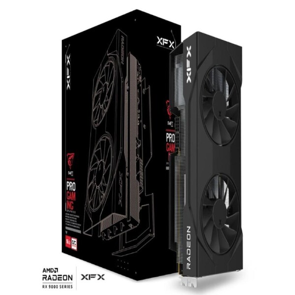XFX Swift AMD Radeon RX 9070 OC Dual Fan Gaming Edition with 16GB GDDR6 HDMI 3xDP, AMD RDNA 4 (RX-97SWFT2BQ) RX-97SWFT2BQ