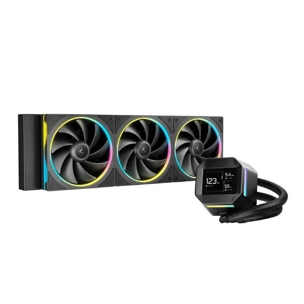 Deepcool LM360 360mm ARGB All-In-One Liquid CPU Cooler - Black [R-LM360-BKDMMC-1]