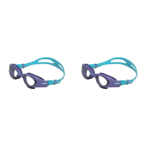 2PK Arena The One Woman Goggles Swimming Eye Protection Smoke/Violet/Turquoise