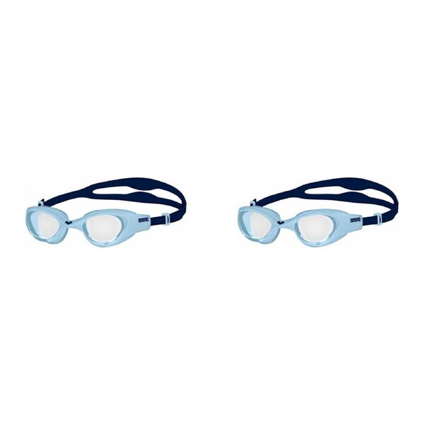 2PK Arena The One Junior Goggles Swimming Eye Protection/ Clear/Cyan Blue