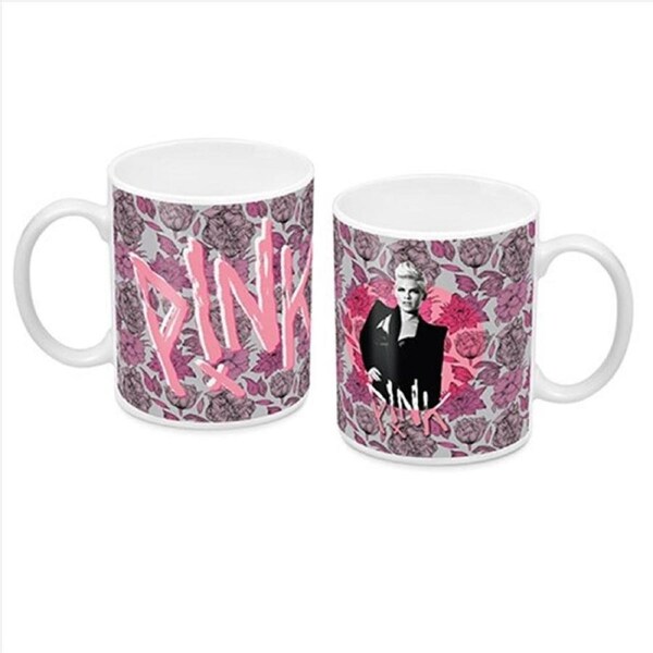 Pink - Pink Floral Mug