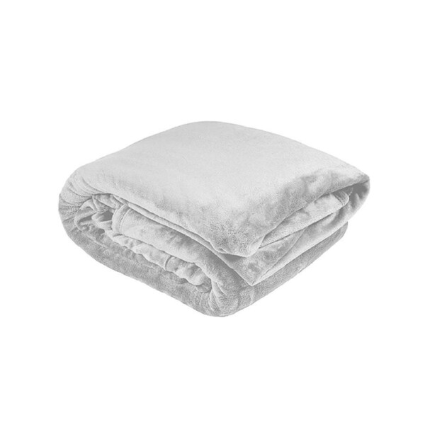 Bambury Ultraplush Blanket Silver Knitted Home Decor Bedding Queen