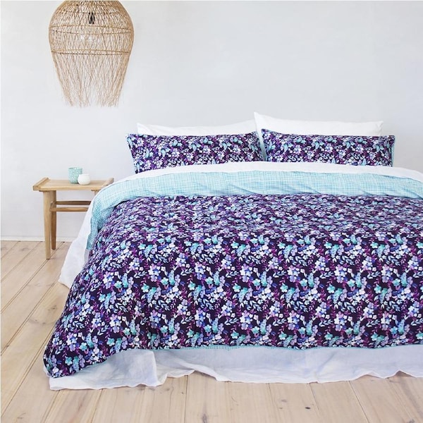 Bambury Quilt Cover Set Evelyn Soft Touch Woven Home Decor Bedding King