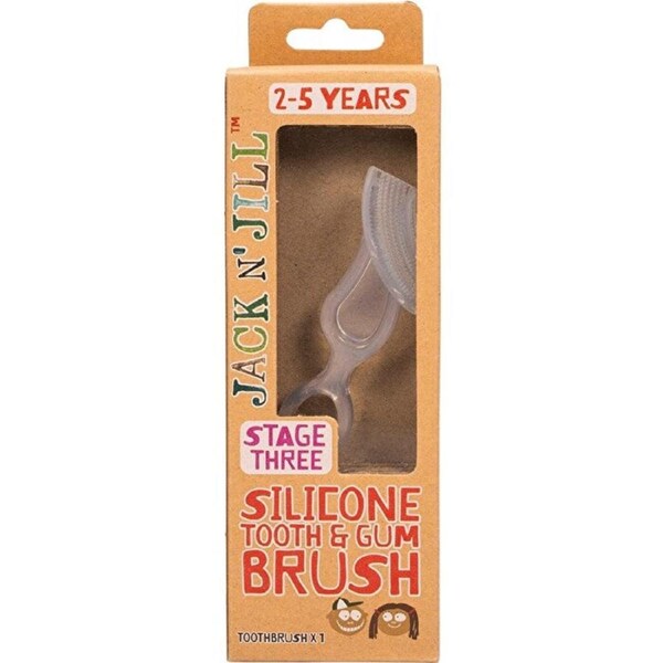 Jack N' Jill Silicone Tooth & Gum Brush Stage Three (2-5 years)