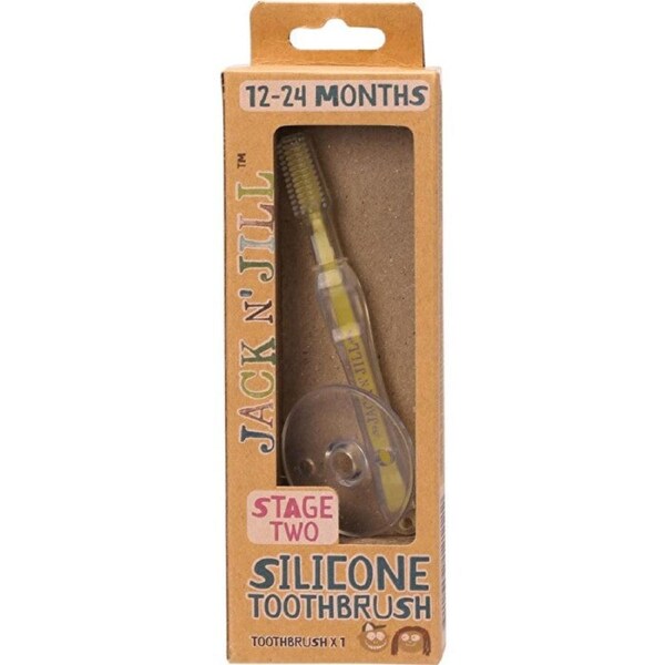 Jack N' Jill Silicone Toothbrush Stage Two (12-24 Months)