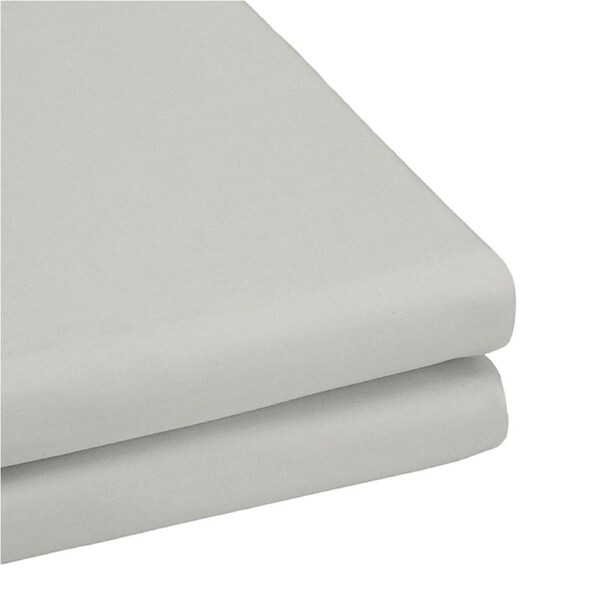Bambury Tru Fit Fitted Sheet Silver Home Bedding Soft Cotton King Single