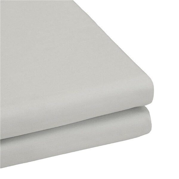 Bambury Tru Fit Fitted Sheet Silver Home Bedding Soft Cotton Queen