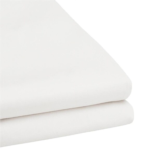 Bambury Tru Fit Fitted Sheet White Home Bedding Soft Cotton Double