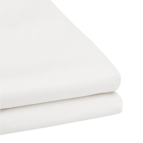 Bambury Tru Fit Fitted Sheet White Home Bedding Soft Cotton Single