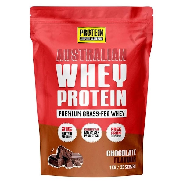 Protein Supplies Australia Whey Protein Powder Chocolate 1kg