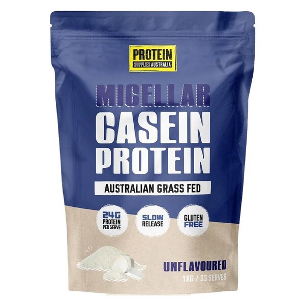 Protein Supplies Australia Micellar Casein Unflavoured 1kg