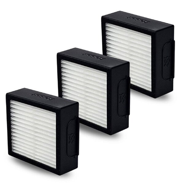 iRobot Filters For Roomba Combo j7+, j9+, 10 Max Robot Vacuums, Genuine 3Pkt, UNBOXED