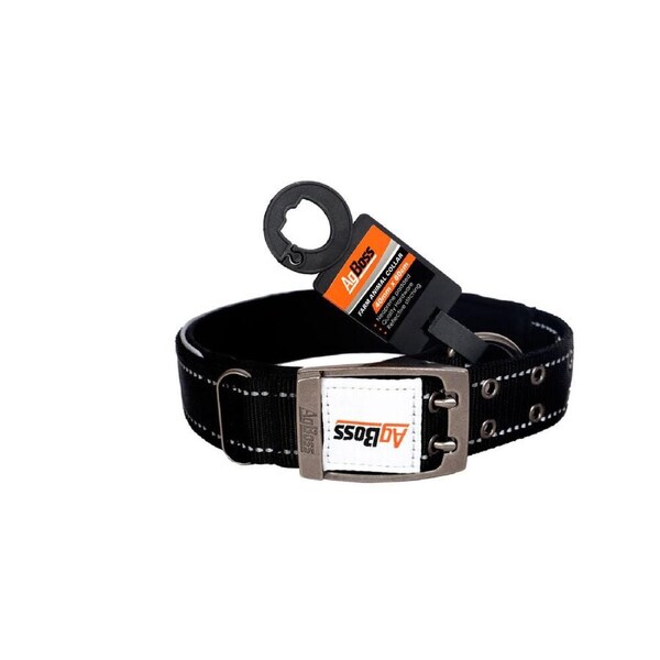 AgBoss Working Farm Pet Dog Collar Reflective Orange 0.04x60cm 24 inch
