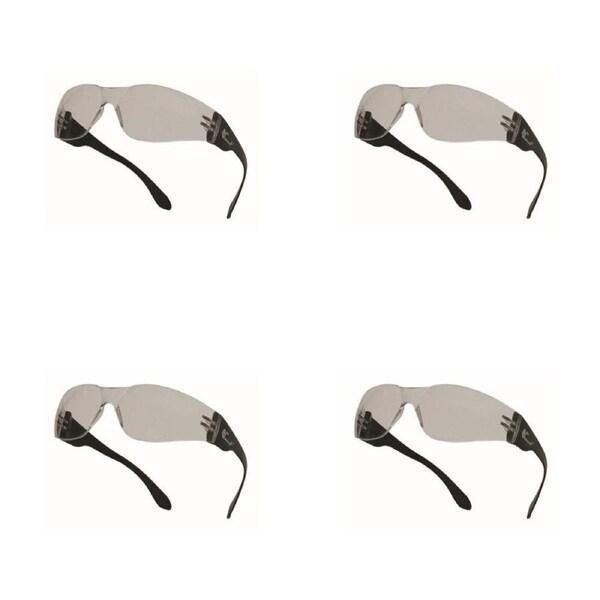 4PK AgBoss Hammer Scratch Resistant Protective Safety Work Glasses Clear